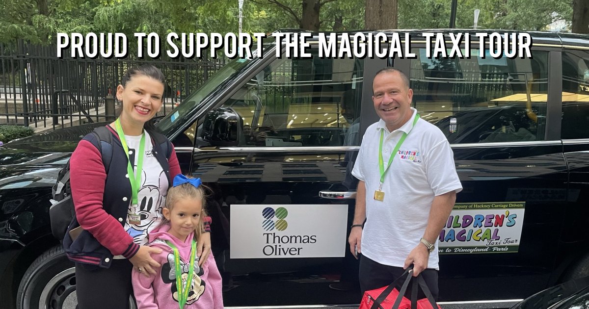 Proud to support the Magical Taxi Tour